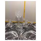 Crystal Glass Candelabras & Candleholder
