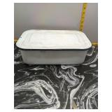 Vintage Enamelware Roaster Pan w/ Lid