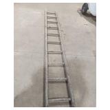 Vintage Wooden Extension Ladder