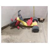 Kids Big Wheel Style Tricycle - Yellow/Red