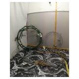 Wreath Forms - Wire & Artificial Greenery, 3pc