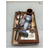 Candleholders, Star Hook & Misc Decor Lot