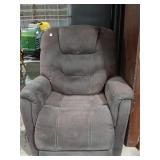 Brown Microfiber Power Recliner Chair