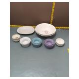 Vintage Bowls, Plates & Nesting Cups