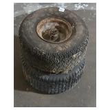 Lawn Mower Rear Tires on Rims - 2pc