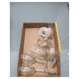 Clear Glass Wine Glasses - Set of 6
