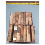 Lot of Vintage Leather Bound Books ~15 Vols