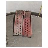 Vintage Steel Car Ramps - Pair