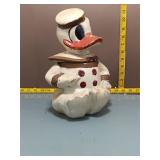 Vintage Donald Duck Ceramic Cookie Jar