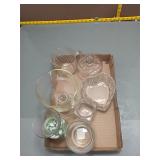 Assorted Clear Glass Tableware Lot
