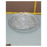 Finland Art Glass Divided Relish Tray