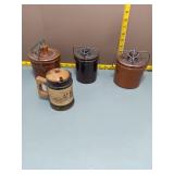 Vintage Stoneware Crocks & Souvenir Stein