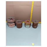 Vintage Stoneware Cheese Crocks