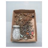 Assorted Hardware - Nails, Screws, Fasteners