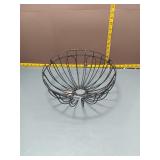 Wire Half-Round Wall Planter Baskets - Set of 2