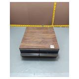 Wood-Top 2-Drawer Desktop Organizer