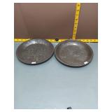 Vintage Pie Tins - Famous Pies & Real, Set of 2