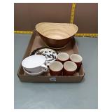 Bamboo Bowl, Ceramic Cups & Kitchenware