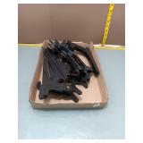 Black Plate Display Easel Stands - Set of 10