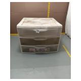 Sterilite ClearView 3-Drawer Storage Unit