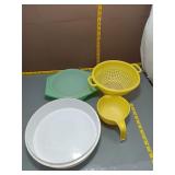Plastic Kitchen Set - Colander, Funnel, Bowl, Lid