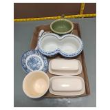 Vintage Ceramic & Porcelain Kitchenware Lot