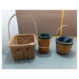 Longaberger Basket Set of 3