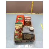 Tin Lot - Ritz, Coca-Cola, Talc & More