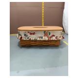 Longaberger Tissue Basket w/ Lid & Liner