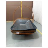 Longaberger Rectangle Basket w/ Liner & Protector