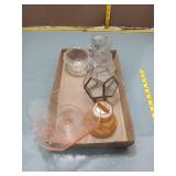 Glass Decor Lot - 5 Pieces