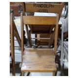 Randolph Hotel Wood Folding Chair