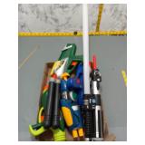 Toy Weapons Lot - Lightsaber & Toy Guns