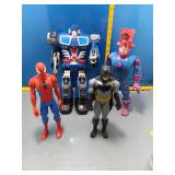 Superhero & Robot Action Figures