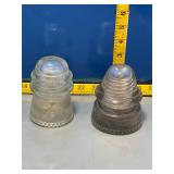 glass telegraph and telephone line insulators