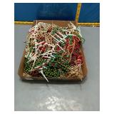 Christmas Bead Garland Lot - Mixed Colors