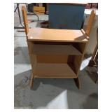Wood Bookshelf - 2-Shelf Open Unit