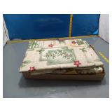 Christmas Patchwork Tablecloth - Folded