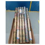 Foil Gift Wrap Rolls - Box of 7