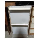 Vintage 2-Drawer Metal Filing Cabinet