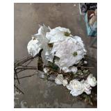 White Floral Wreath Arrangement