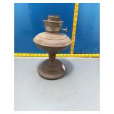 Vintage Oil Lamp Base - Brass/Metal