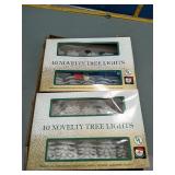 10 Novelty Tree Lights - 2 Boxes