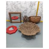 Vintage Decor - Baskets, Mirror & More