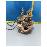 Wolf Pack Resin Tabletop Water Fountain