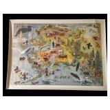 1967 Alaska Pictorial Map