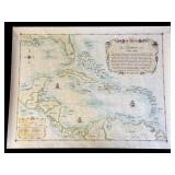 1989 The Caribbean and West Indies Map