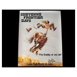 1975 Cheyenne Frontier Days Poster Jerry Palen