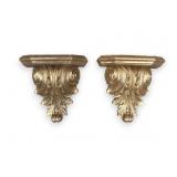 (2) Burwood Gold Hollywood Regency Wall Sconces