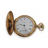 Elgin 7J Gold Filled Hunter Case 18s Pocket Watch